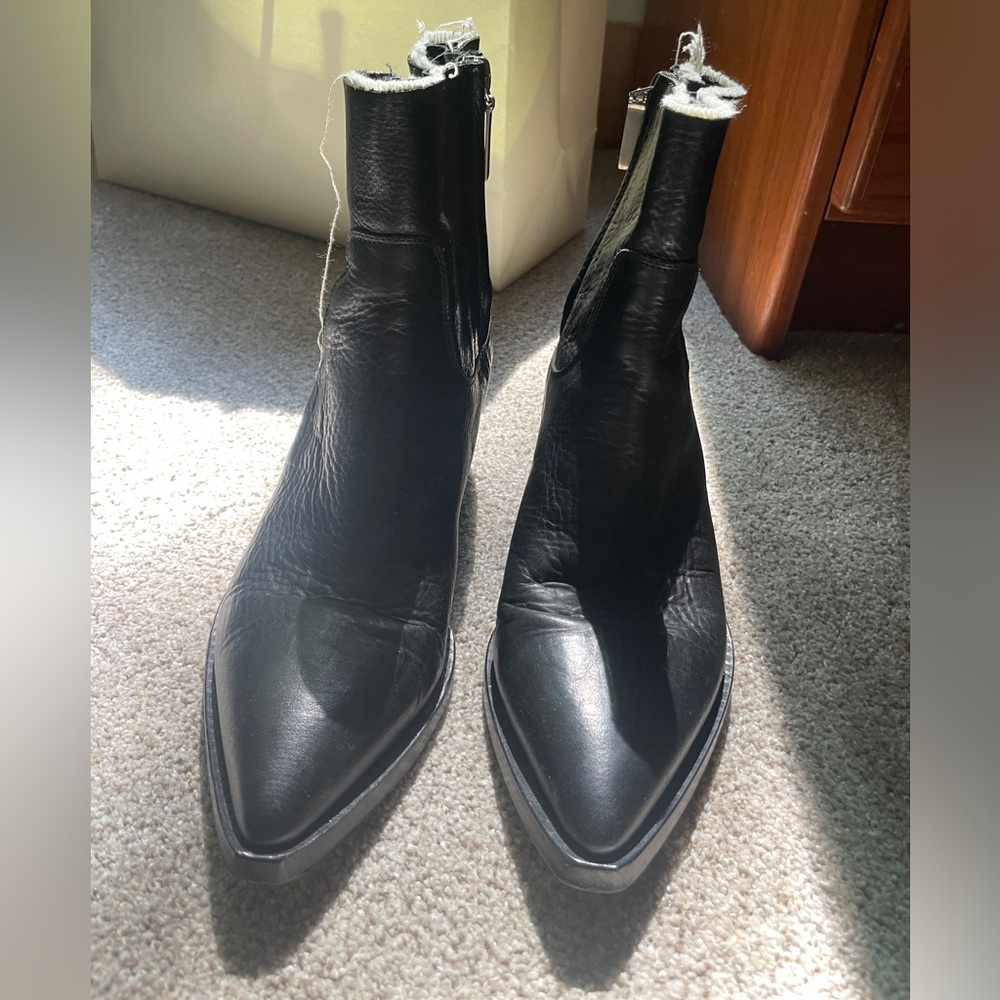 VINTAGE YSL BLACK BOOTS